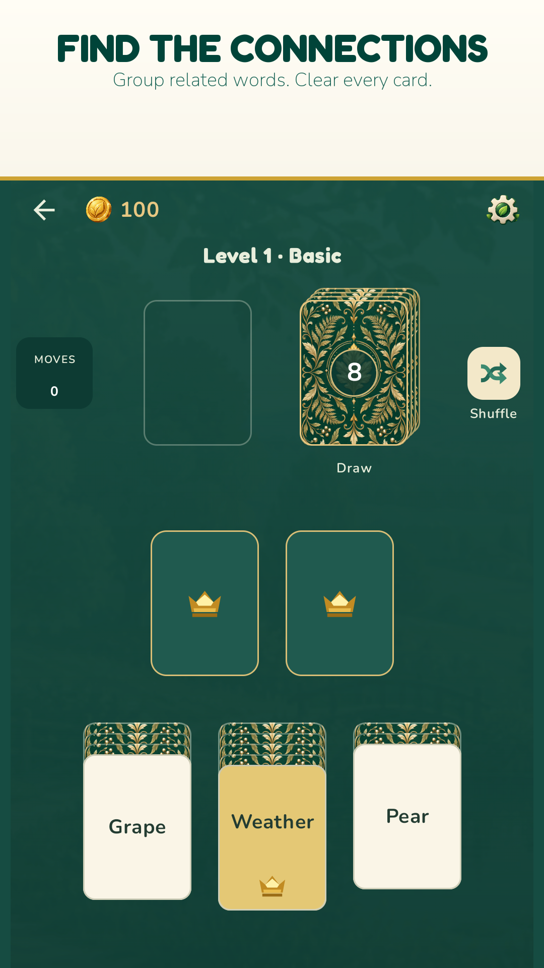Level 1: find the connections